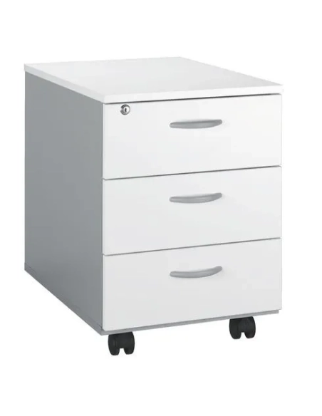 Cajonera movil squadra blanco 3cajones