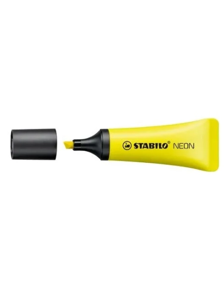 Rotulador fluorescente Stabilo neon amarillo