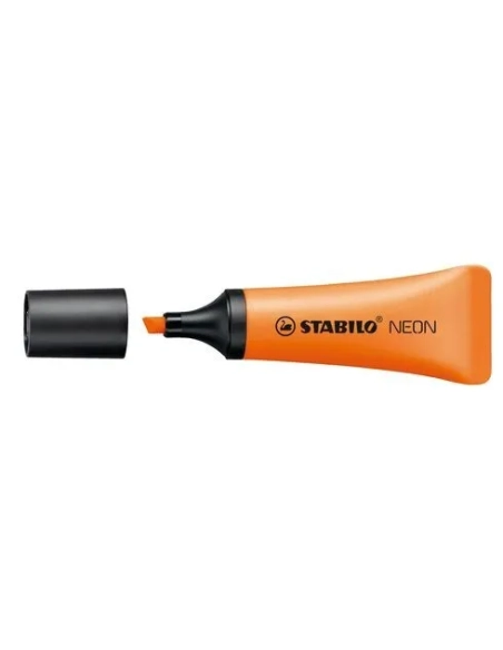Rotulador fluorescente Stabilo neon naranja