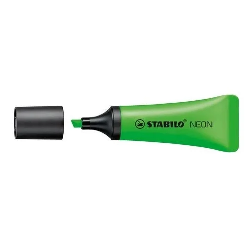 Rotulador fluorescente Stabilo neon verde