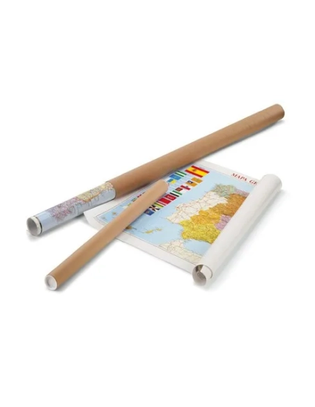 Mapa de españa y portugal enrollado 125x99