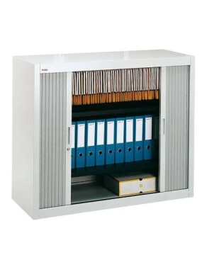 Armario metalico persiana desmontable 100x120 gris/aluminio