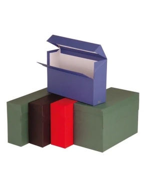 Caja transferencias folio fondo doble 200mm azul