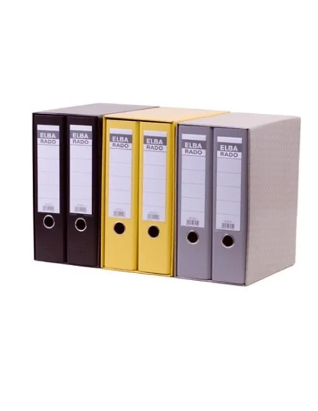 Conjunto 2 archivadores anchos Elba verdes