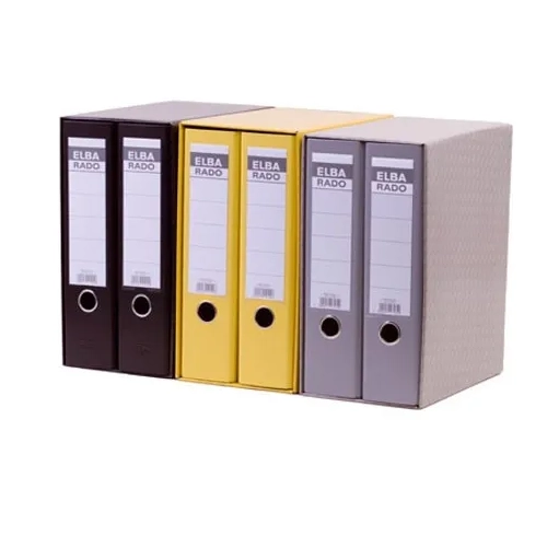 Conjunto 3 archivadores estrechos Elba azul