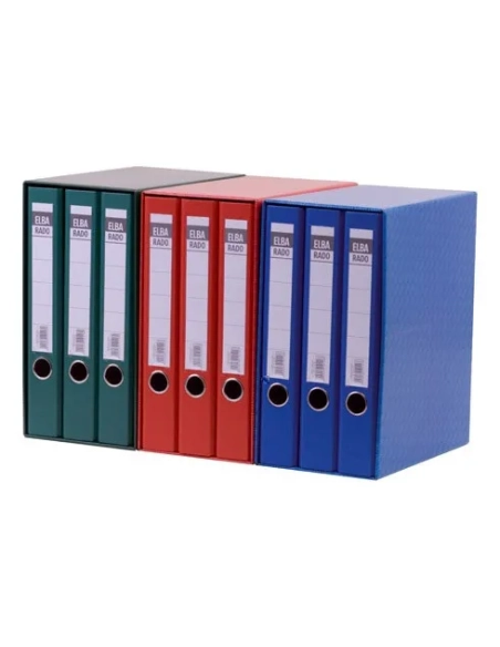 Conjunto 3 archivadores estrechos Elba negros