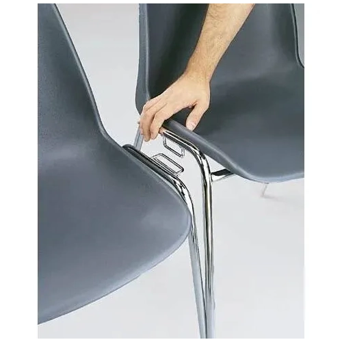 Silla coque ensamblable gris