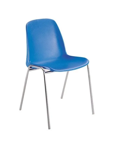 Silla coque ensamblable azul