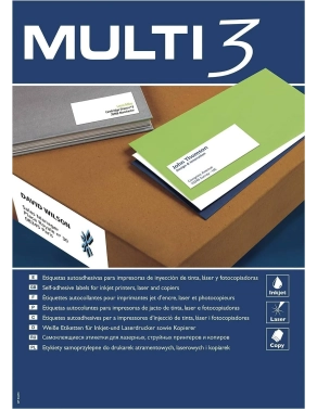 Etiquetas multifunción Multi3 105x148
