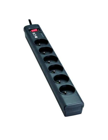 Regleta Protectora sobretensión 6 enchufes Eaton