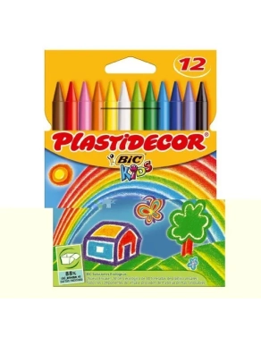 Plastidecor ceras Bic Kids 12 colores