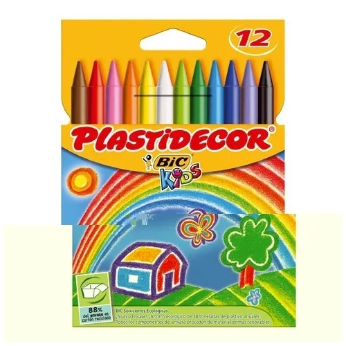 Plastidecor ceras Bic Kids 12 colores