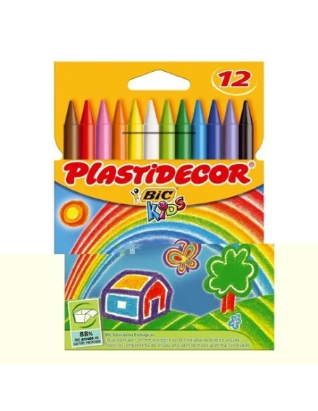 Plastidecor ceras Bic Kids 12 colores