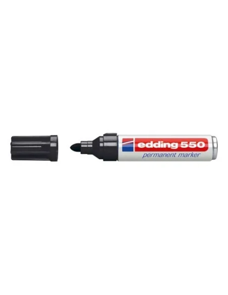 Rotulador edding 550 negro
