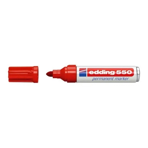 Rotulador edding 550 rojo