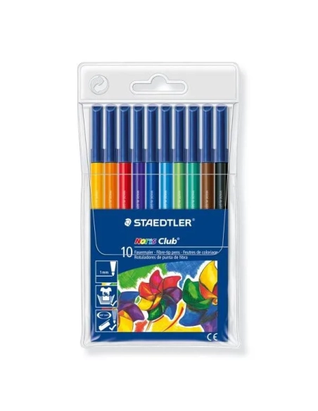 Caja 10 rotuladores Staedtler noris surtidos