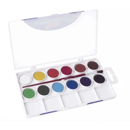 Acuarelas 12 pastillas colores surtidos