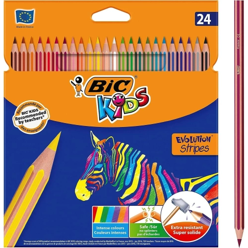 Lapices de colores Bic kids Evolution 24 colores