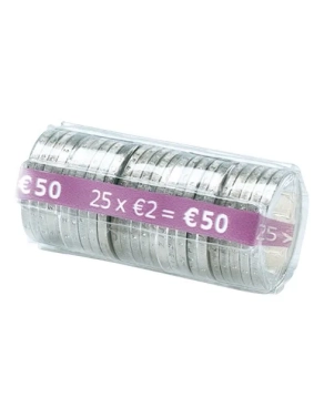 Estuche monedas 2 euros 25 unds