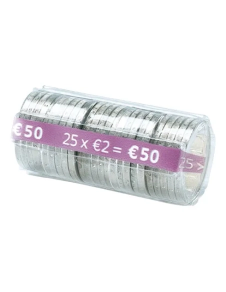 Estuche monedas 2 euros 25 unds