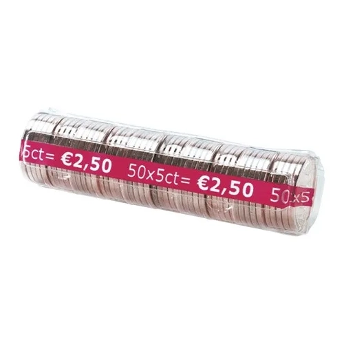 Estuche monedas 0,50 euros 25 unds