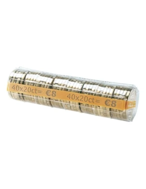 Estuche monedas 0,20 euros 25 unds