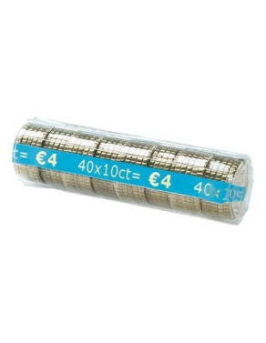 Pack 25 estuches para monedas 10 centimos