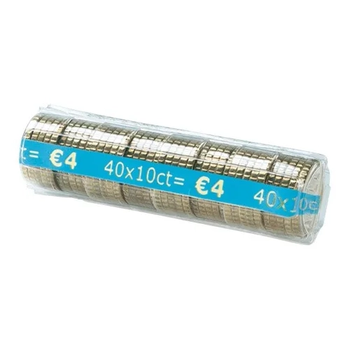 Pack 25 estuches para monedas 10 centimos