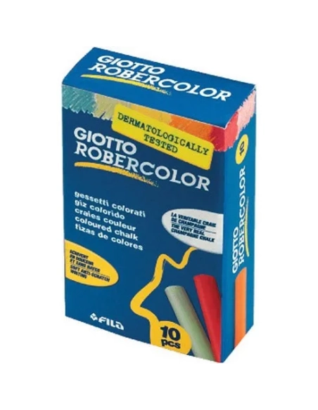 Caja 10 tizas cololores surtidos