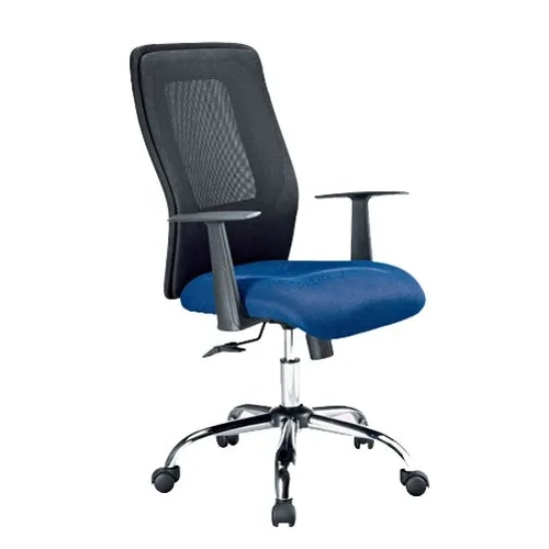 Silla de oficina con ruedas Seatle azul