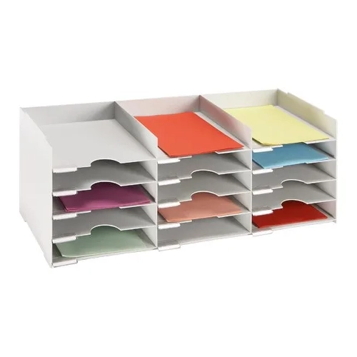 Clasificador 15 separadores ancho 73 cm gris