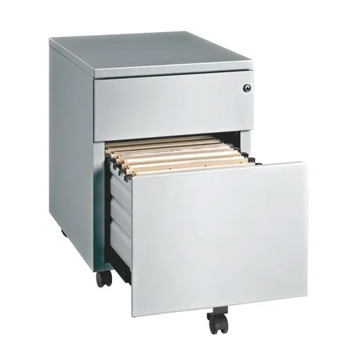 Cajonera metalica con ruedas JMB 2 cajones aluminio