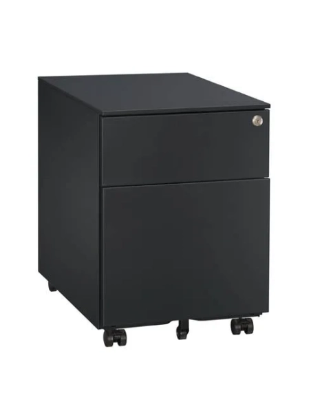 Cajonera metalica con ruedas JMB 2 cajones antracita