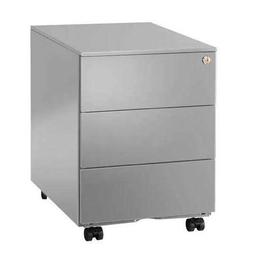 Cajonera metalica con ruedas JMB 3 cajones aluminio