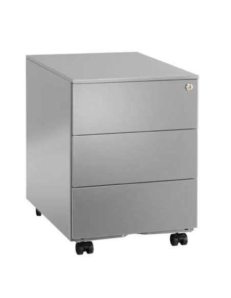 Cajonera metalica con ruedas JMB 3 cajones aluminio