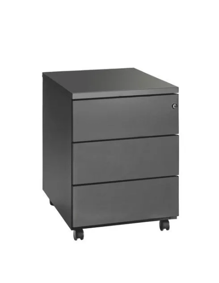 Cajonera metalica con ruedas JMB 3 cajones antracita