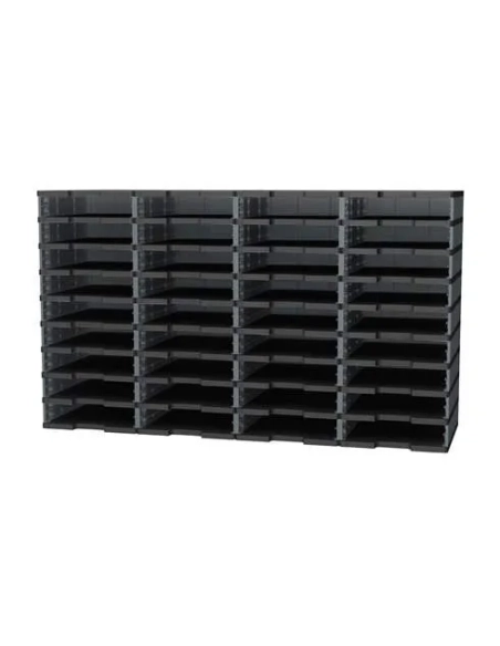 Modulo organizador 36 casillas talla normal gris