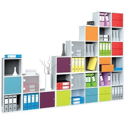 Estanteria modular 3 compartimentos gris maxicubo