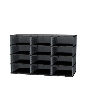 Modulo organizador 12 casillas talla jumbo gris