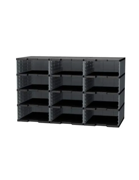 Modulo organizador 12 casillas talla jumbo gris