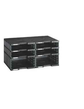 Modulo organizador 2 casillas jumbo + 4 casillas normal