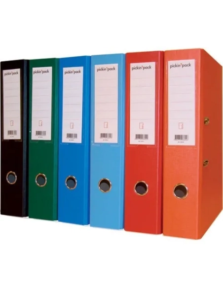 Archivador forrado exterior polipropileno A4 ancho verde