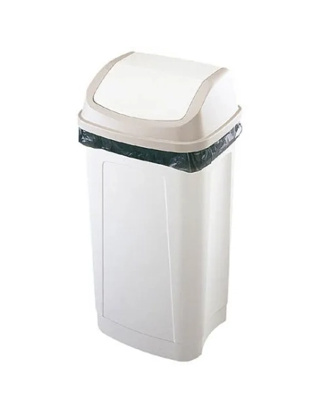 Papeleras con tapa basculante 50l