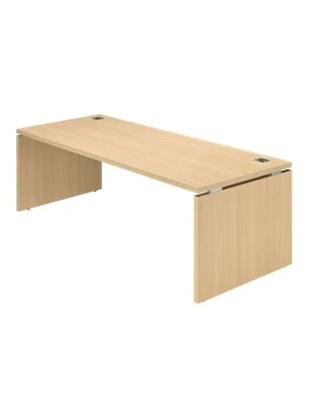 Mesa Shiny patas madera 160x90 roble