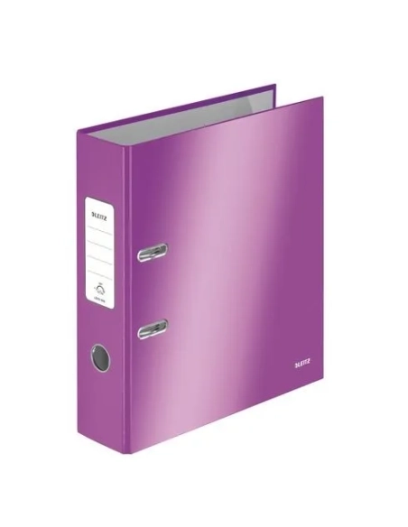 Archivador A4 Leizt Wow ancho carton forrado violeta