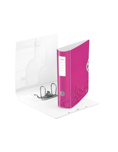 Archivador Leizt Active Wow ancho plastico Polyfoam fucsia
