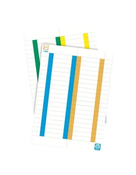 Tiras identificadora carpetas colgantes visor superior