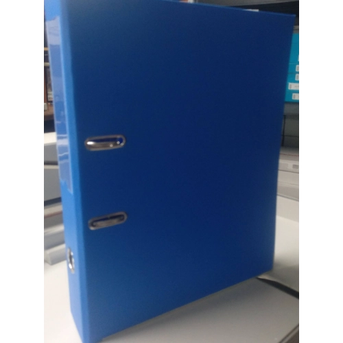 Archivador ancho forrado polipropileno folio azul