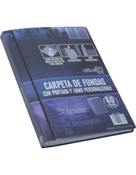 Carpetas 80 fundas personalizables negro