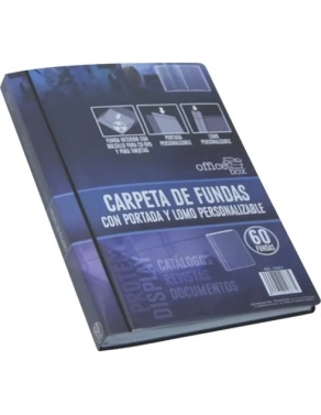 Carpetas 10 fundas personalizables negro